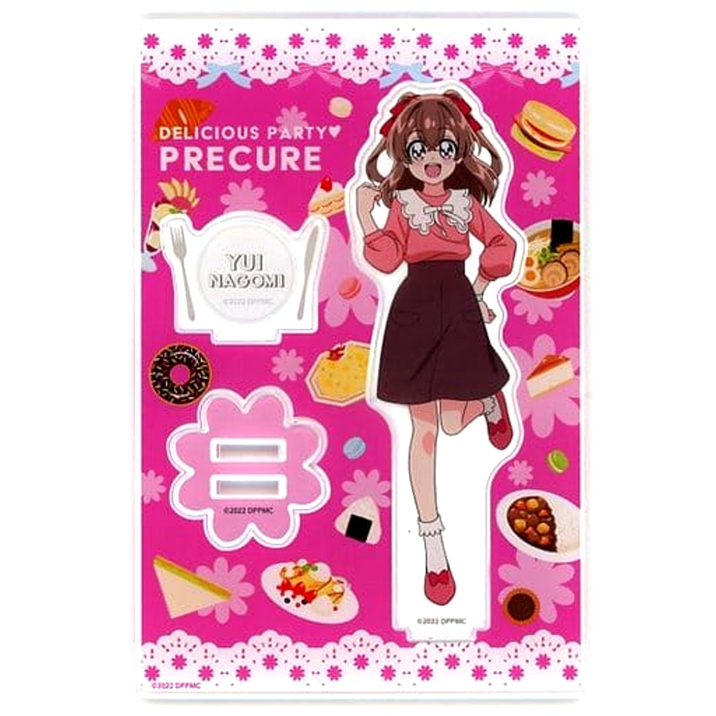 Yui Nagomi Delicious Party Pretty Cure Acrylic Stand Delicious Party Pretty Cure Movie Dreaming Children's Lunch AEON Cinema Limited [USED]