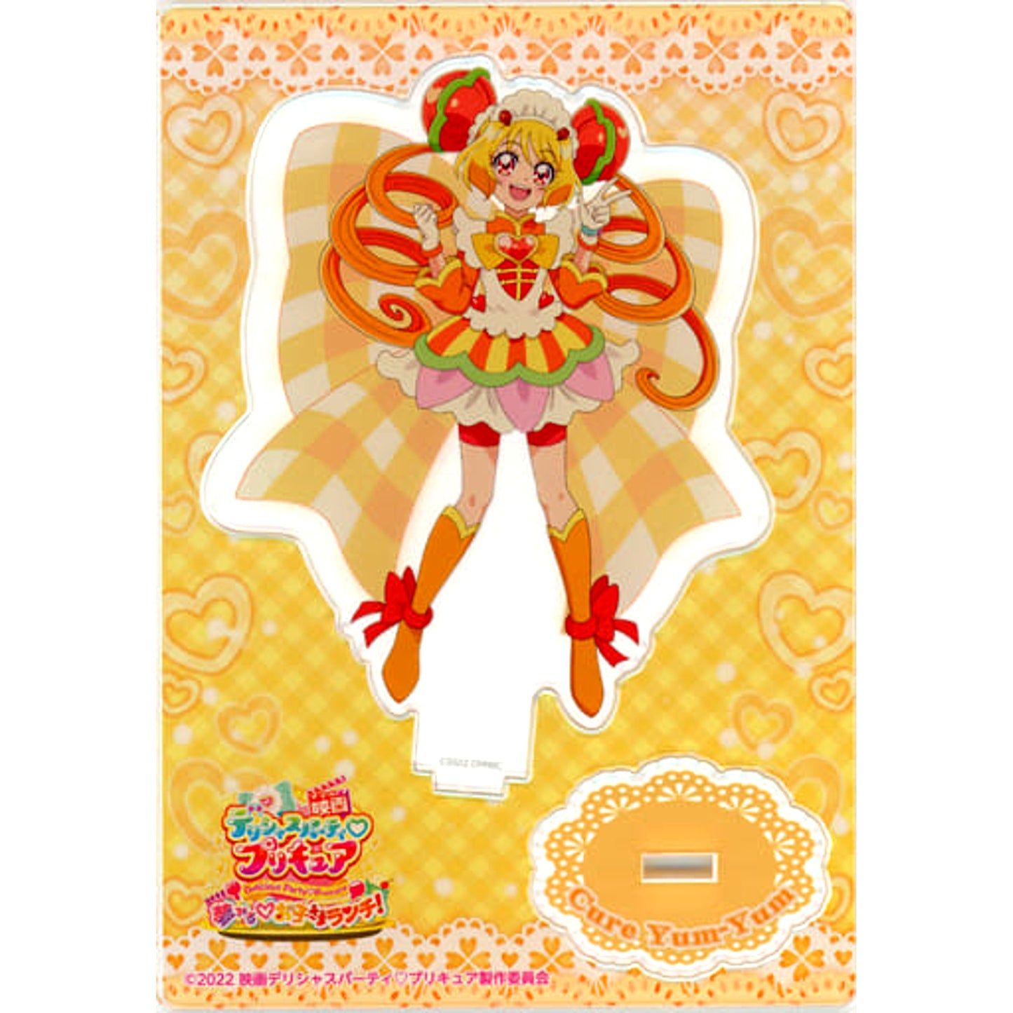 Cure Yum-Yum Delicious Party Precure Movie: Yume Miru Oko-sama Lunch! Acrylic Stand [USED]