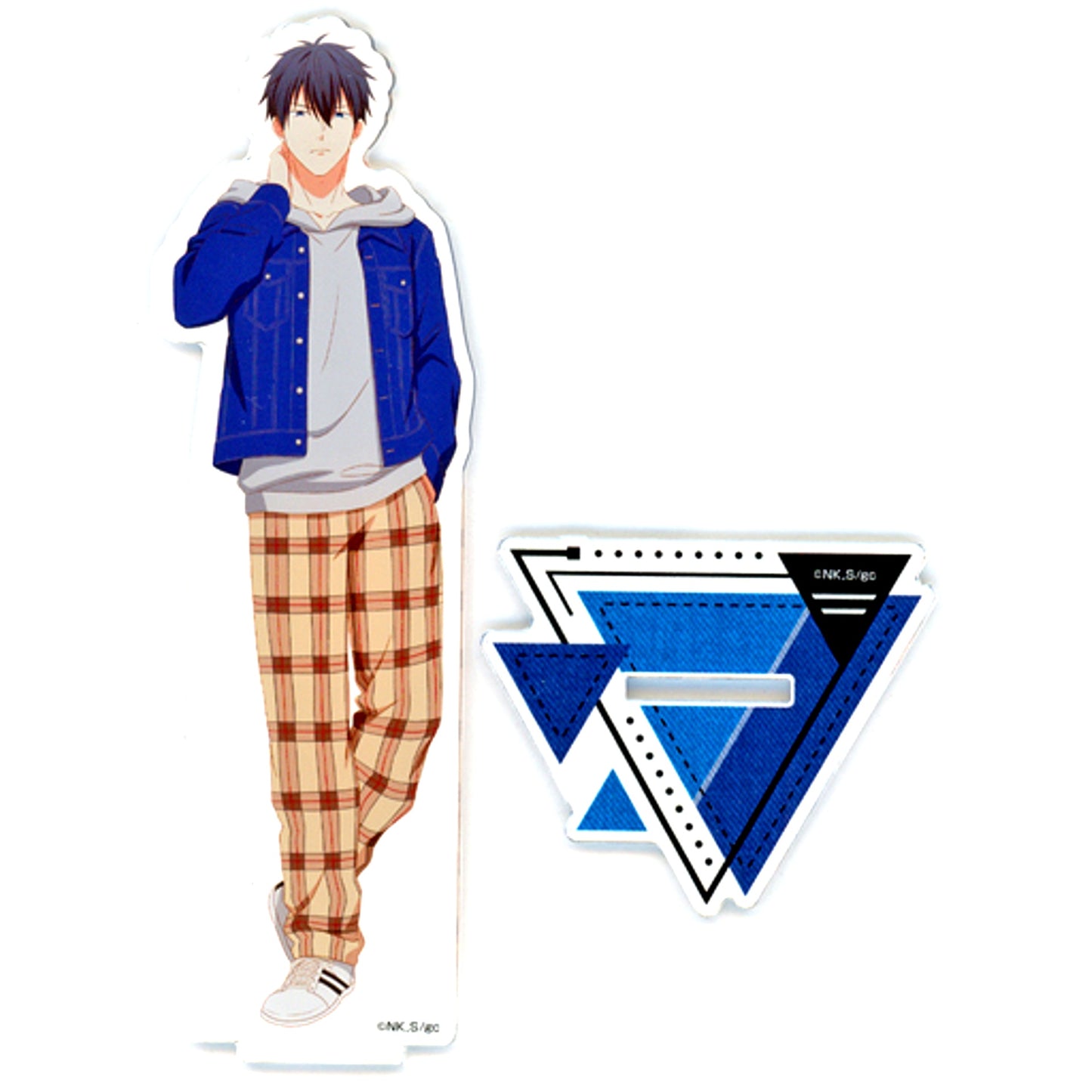 Ritsuka Uenoyama Denim Ver. Illustration BIG Acrylic Stand Given The Movie POP UP SHOP [USED]