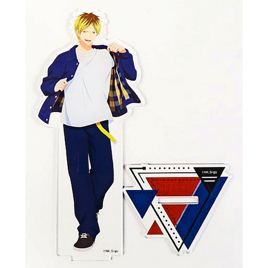Hiiragi Kashima Illustration BIG Acrylic Stand Denim Ver. Given Movie POP UP SHOP [USED]