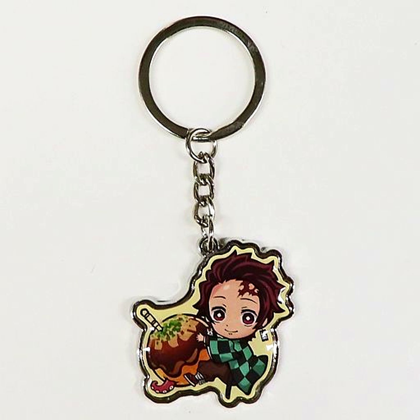 Tanjiro Kamado Takoyaki 2 Demon Slayer Kimetsu no Yaiba Regional Metal Keychain Osaka Limited [USED]