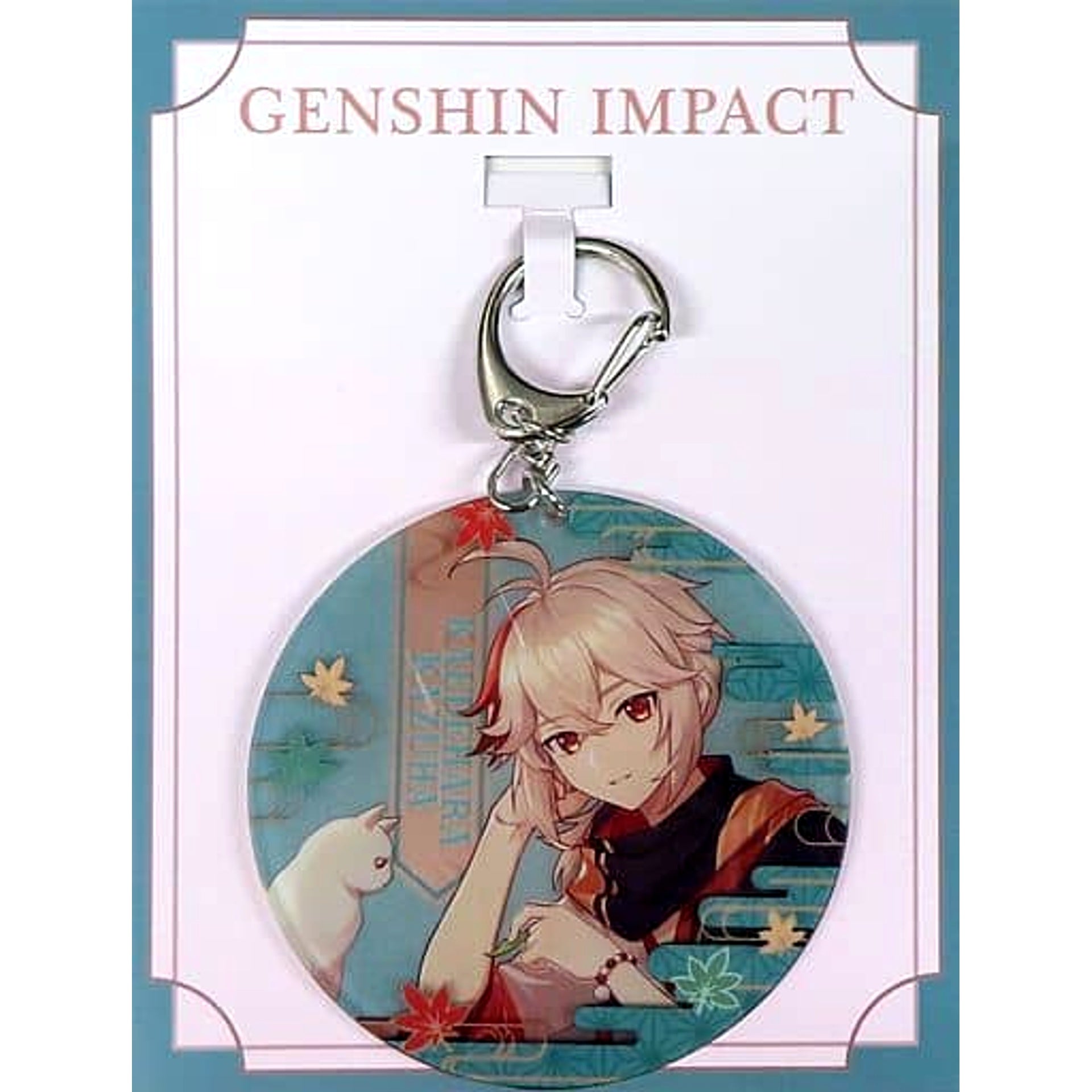 Genshin Kaedehara Kazuha Acrylic Keychain China Collaboration Cafe Exclusive Keychains [USED]