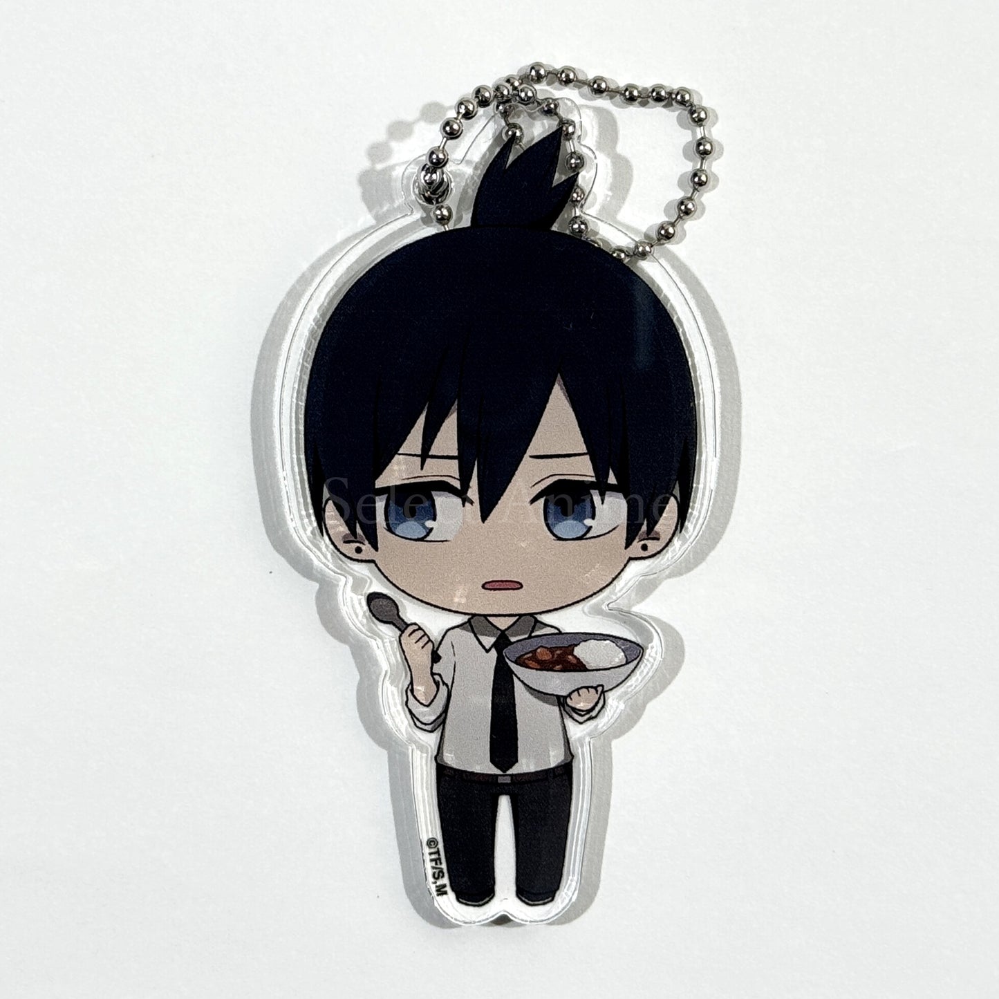 Aki Hayakawa Chainsaw Man Gyukkore Trading Acrylic Keychain [USED]