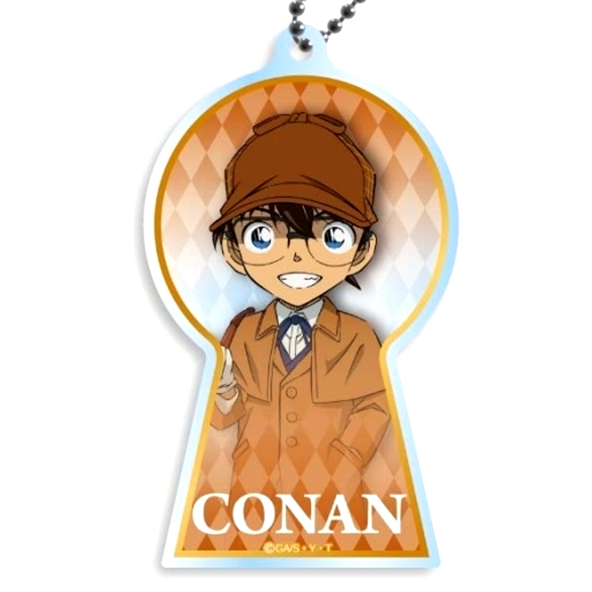 Conan Edogawa Detective Conan Trading Acrylic Keychain F [USED]