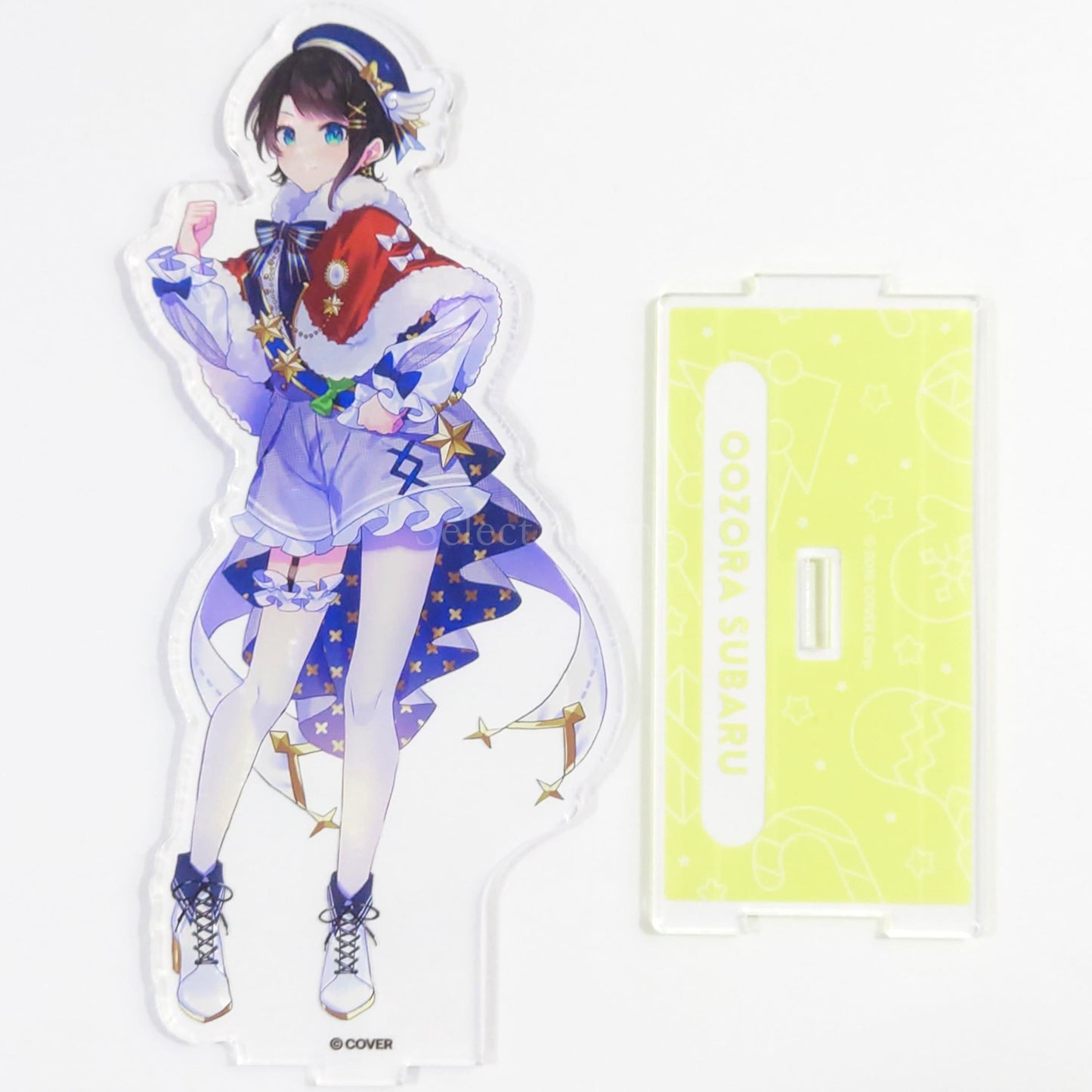 VTuber Hololive Ozora Subaru Acrylic Stand at Fuji-Q Highland SNOW*WORLD Exclusive Acrylic Stands [USED]