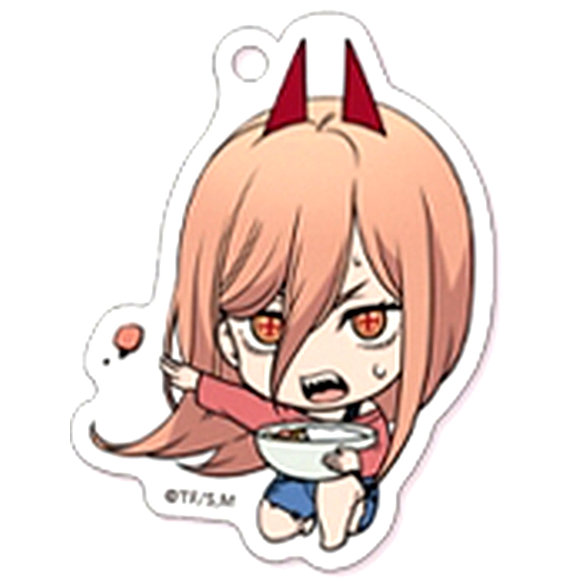 Power Eating Chainsaw Man Playback Acrylic Keychain Collection [USED]