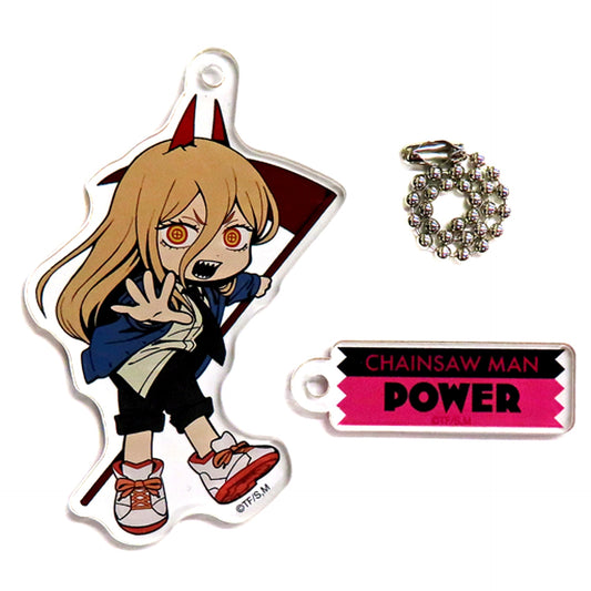 Power Chainsaw Man Pop Up Shop Sunshine City ALTA Trading Acrylic Keychain Original Mini Chara [USED]