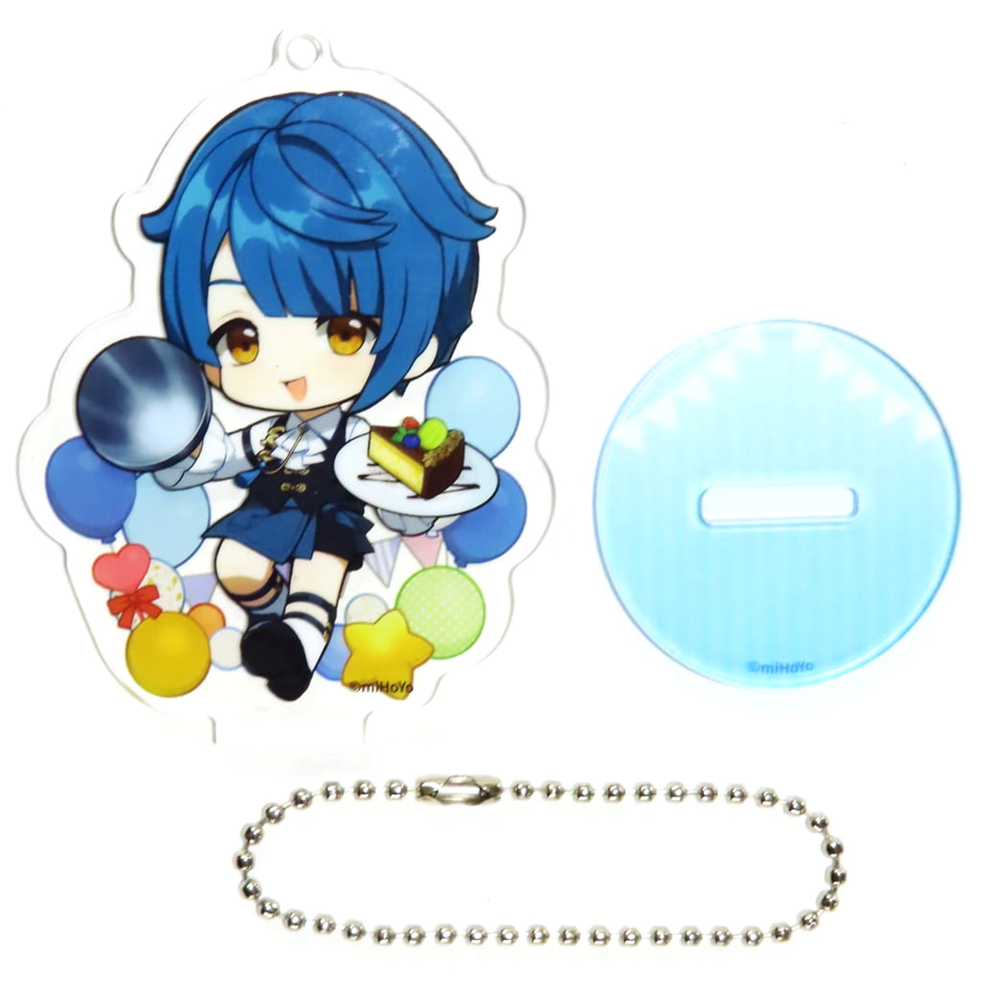 Genshin Xingqiu Birthday Series Acrylic Stand Keychain China Collaboration Cafe Exclusive Acrylic Stands [USED]