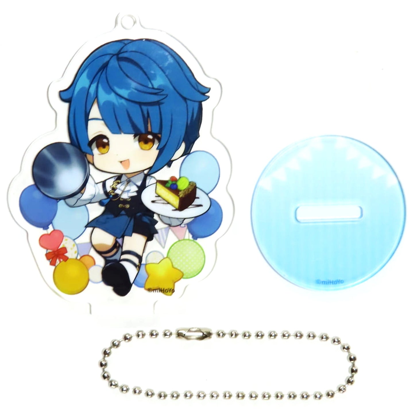 Genshin Xingqiu Birthday Series Acrylic Stand Keychain China Collaboration Cafe Exclusive Acrylic Stands [USED]