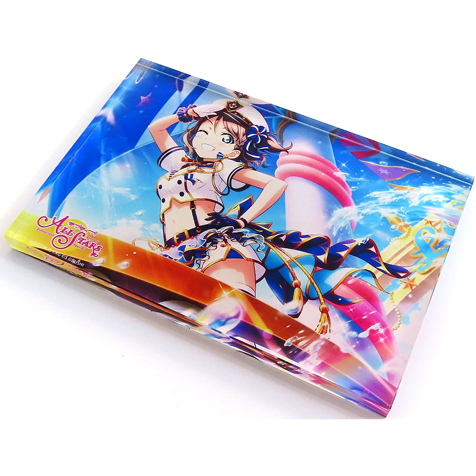 You Watanabe Acrylic Art Panel Vol.1 Aqours Love Live! School Idol Festival ALL STARS Premium Shop Limited [USED]