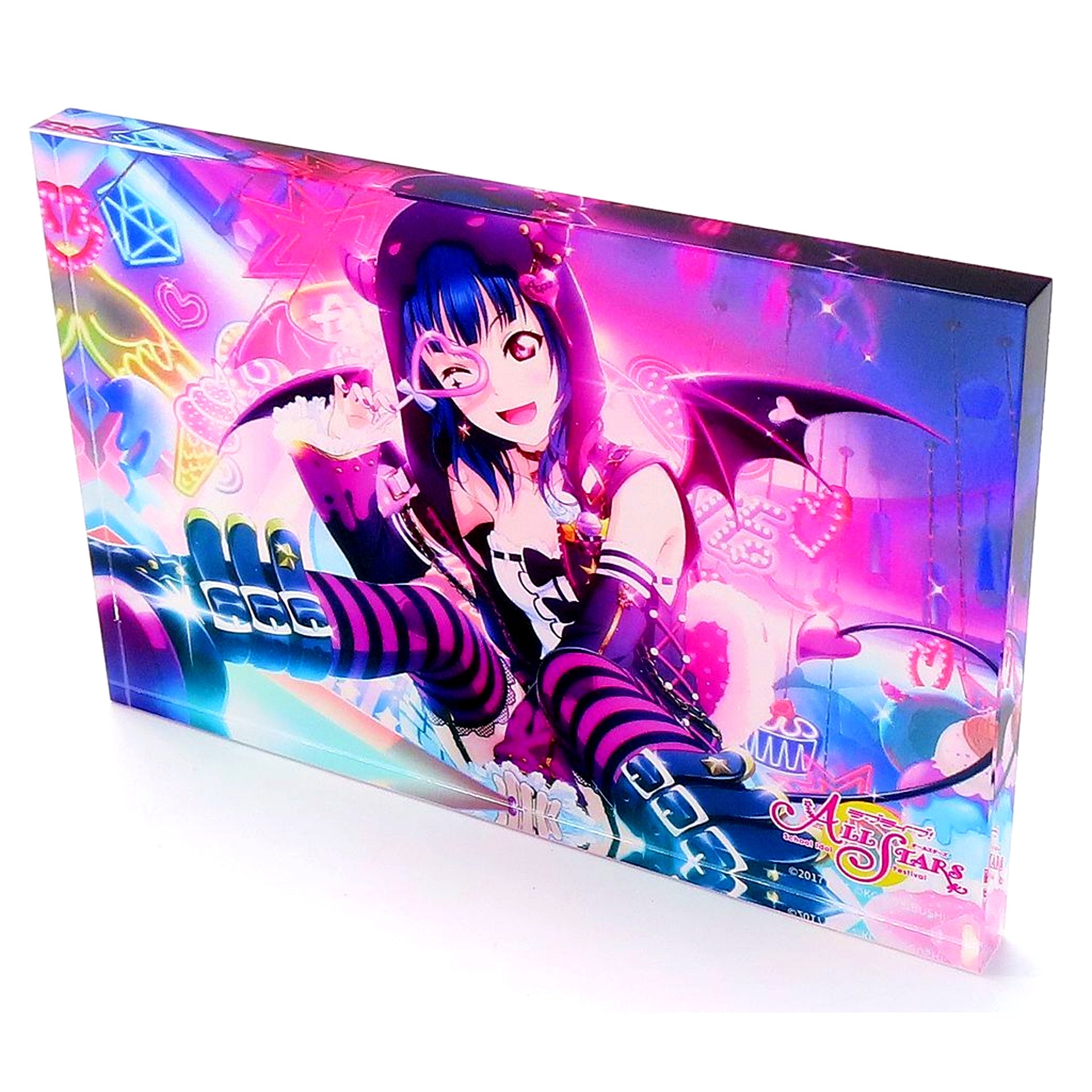 Yoshiko Tsushima Acrylic Art Panel Vol.1 Aqours Love Live! School Idol Festival ALL STARS Premium Shop Limited [USED]
