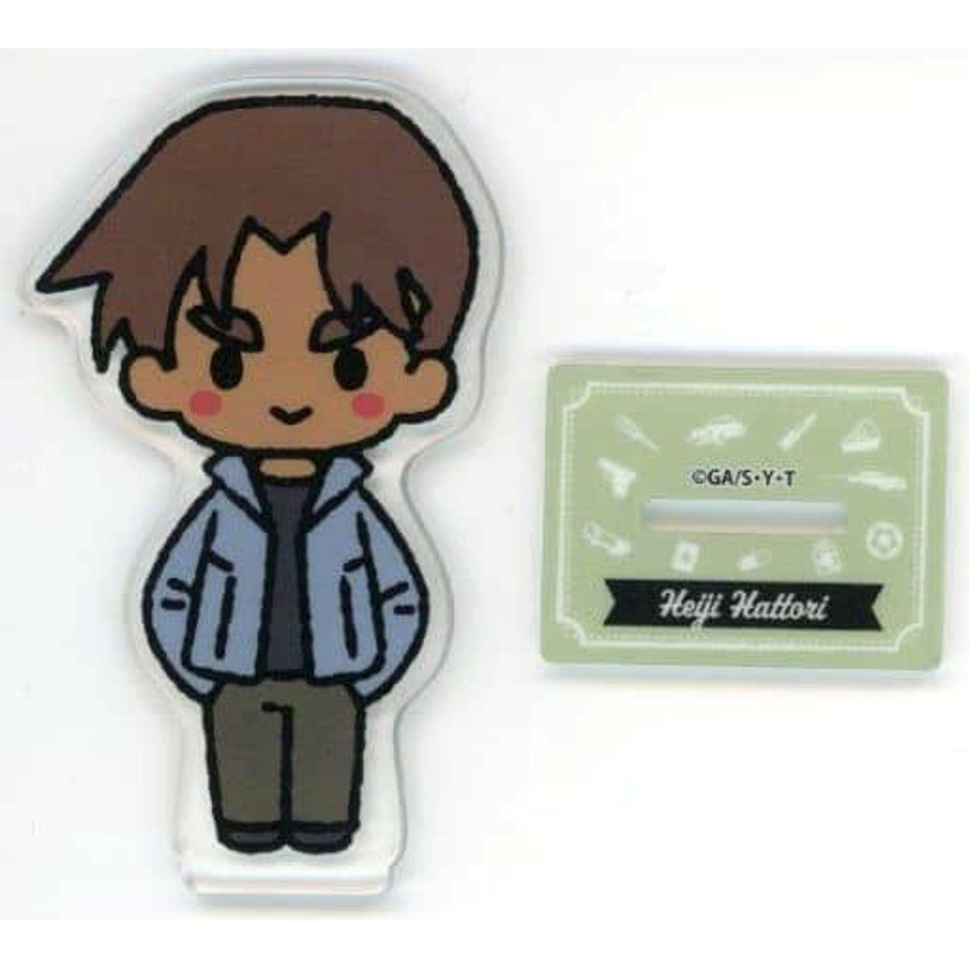 Detective Conan Heiji Hattori Acrylic Stand SEGA Lucky Kuji ONLINE Detective Conan Yuru Kore Prize D-4 Acrylic Stands [USED]