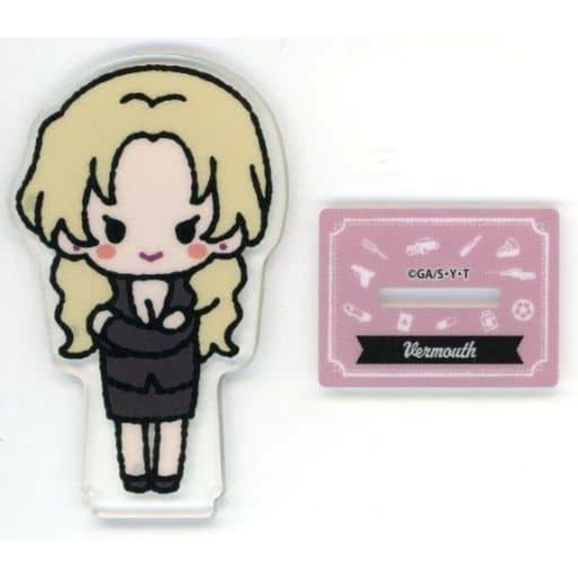 SEGA Lucky Kuji ONLINE Detective Conan Yuru Kore Vermouth Acrylic Stand Prize D-7 Acrylic Stands [USED]