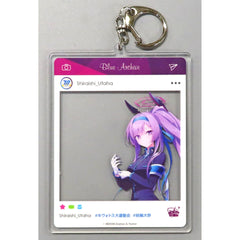 Blue Archive Utaha Photo Frame Style Acrylic Keychain Kivotos Halo Festival Keychains [USED]
