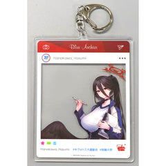 Blue Archive Hasumi Photo Frame Style Acrylic Keychain Kivotos Halo Festival Keychains [USED]
