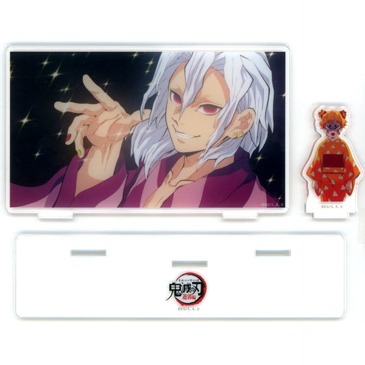 Tengen Uzui Zenitsus Hes Normally Handsome Isnt He Acrylic Stand Demon Slayer Mugen Train Entertainment District Arc Character Emaki Cafe in ufotable Cafe x Machi Asobi CAFE 3rd Term [USED]