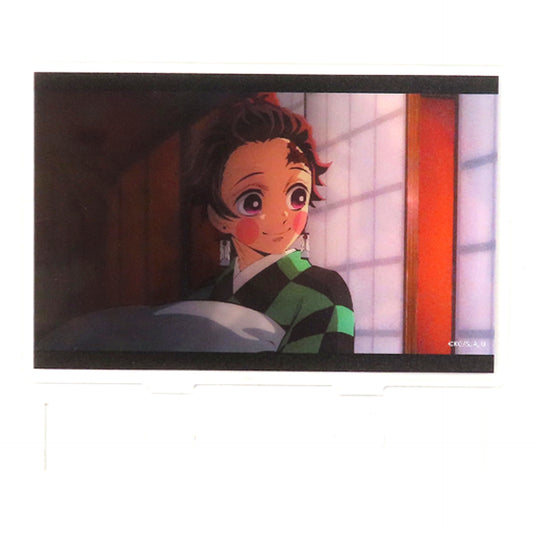 Tanjiro Kamado Demon Slayer Corps Member Infiltrating the Entertainment District Lenticular Acrylic Stand Demon Slayer Mugen Train Arc Entertainment District Arc Character Picture Scroll Cafe in ufotable Cafe Machi Asobi Cafe 3rd Term [USED]