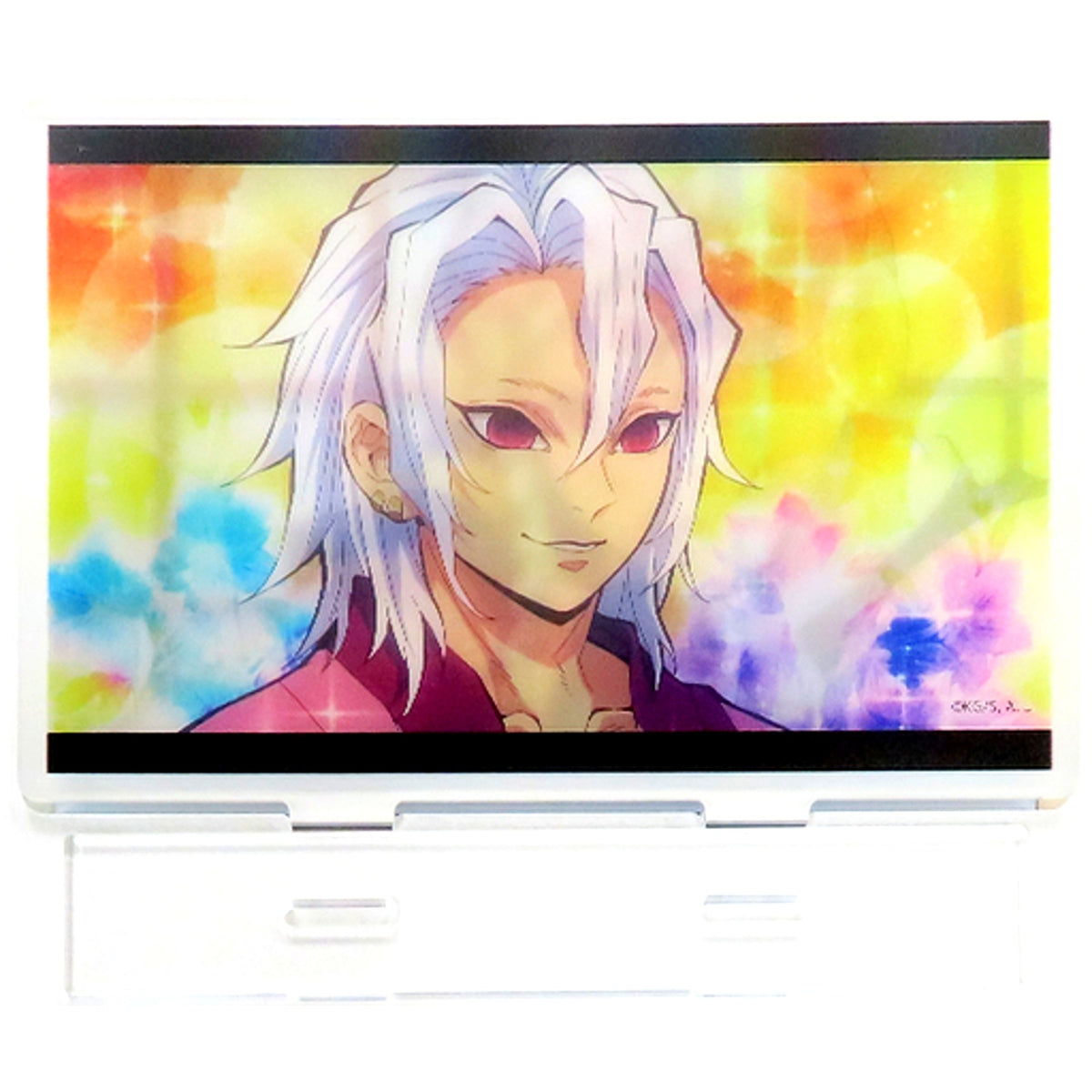 Tengen Uzui, Demon Slayer Corps Demon Slayer: Kimetsu no Yaiba Mugen Train & Entertainment District Arc Lenticular Acrylic Stand Character Emaki Cafe in ufotable Cafe x Machi Asobi Cafe: Part 3 [USED]