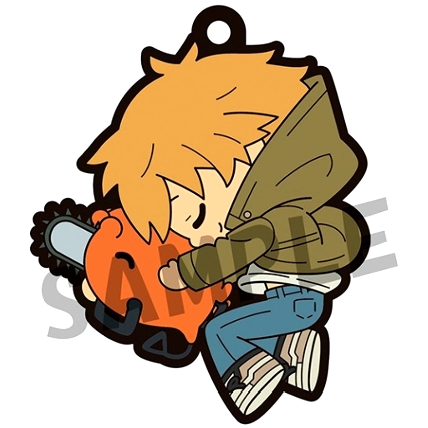Denji & Pochita Chainsaw Man Rubber Mascot Buddy Colle [USED]