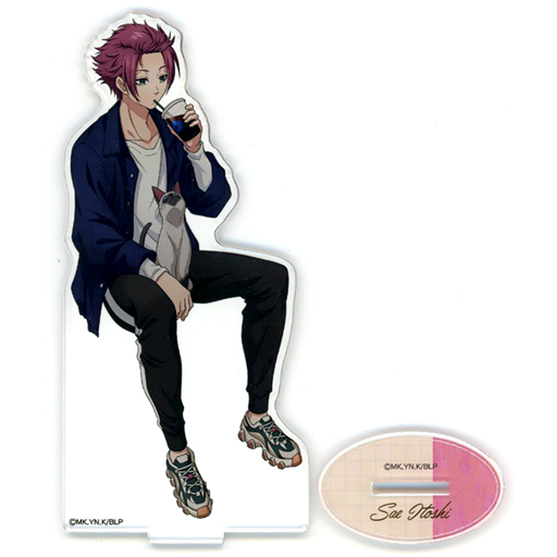 Sae Itoshi Blue Lock x Karaoke Manekineko Acrylic Stand [USED]