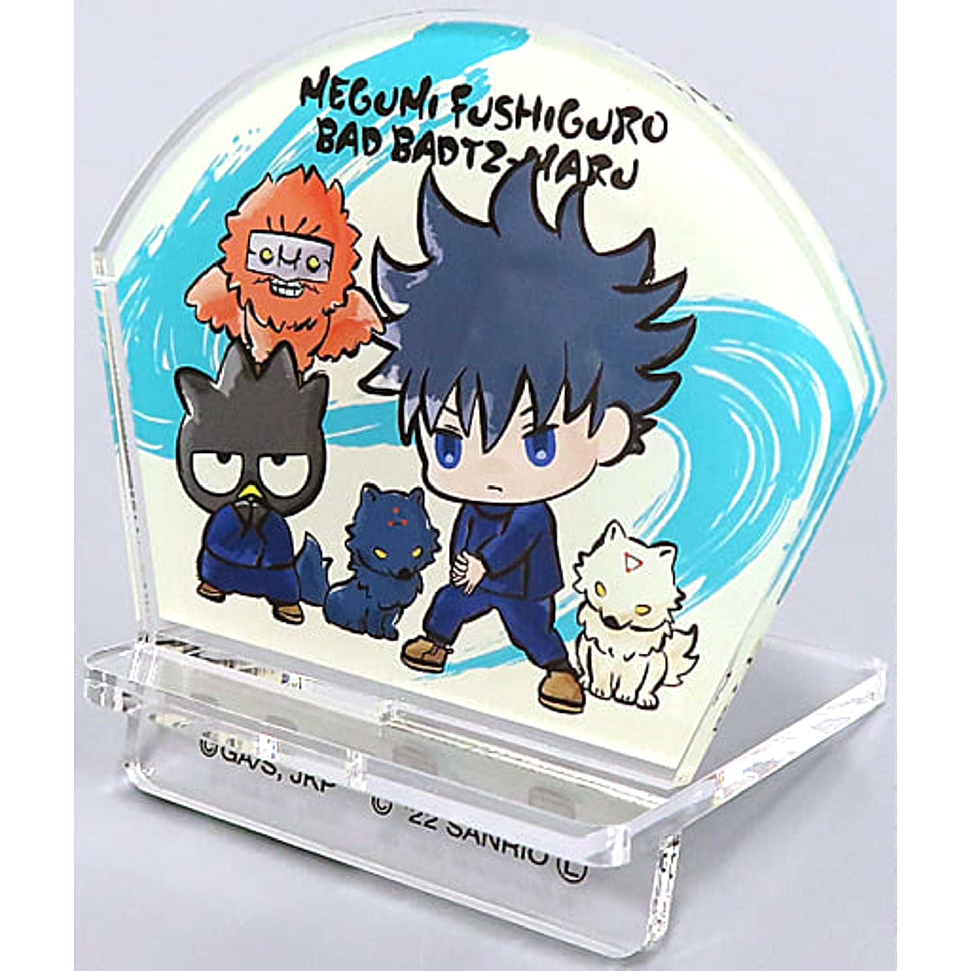 Jujutsu Kaisen x Sanrio Characters Megumi Fushiguro & Bad Badtz-Maru Acrylic Stand Lawson Loppi HMV&BOOKS online Exclusive Acrylic Stands [USED]