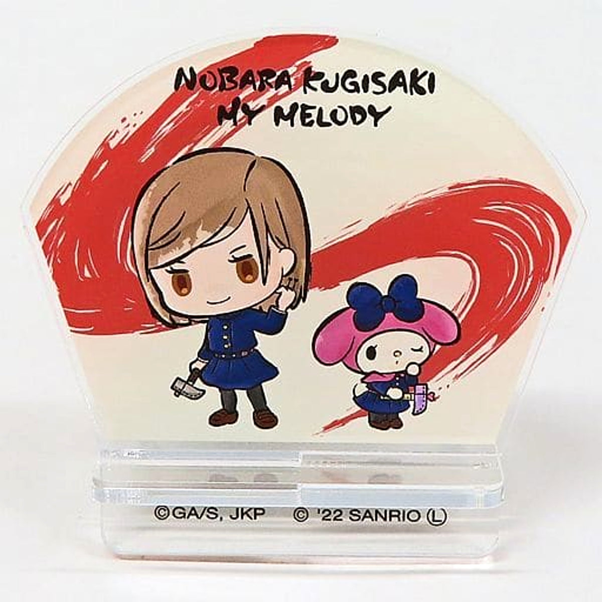 Jujutsu Kaisen Nobara Kugisaki & My Melody Acrylic Stand Jujutsu Kaisen x Sanrio Characters Lawson Loppi HMV & BOOKS Online Exclusive Acrylic Stands [USED]