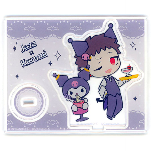 Andro M. Jazz & Kuromi Acrylic Stand Welcome to Demon School! Iruma-kun x Sanrio Characters POP UP STORE in Loft [USED]