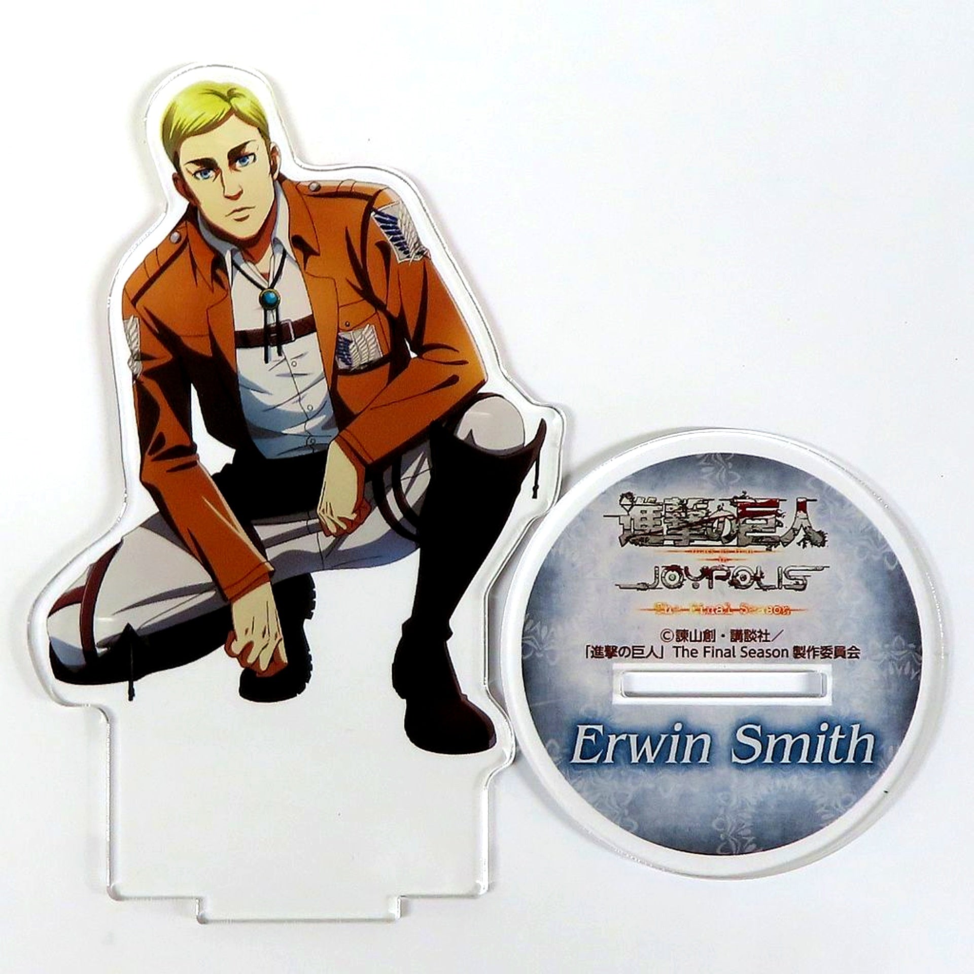 Erwin Smith Acrylic Stand Attack on Titan in JOYPOLIS The Final Season Part 2 [USED]