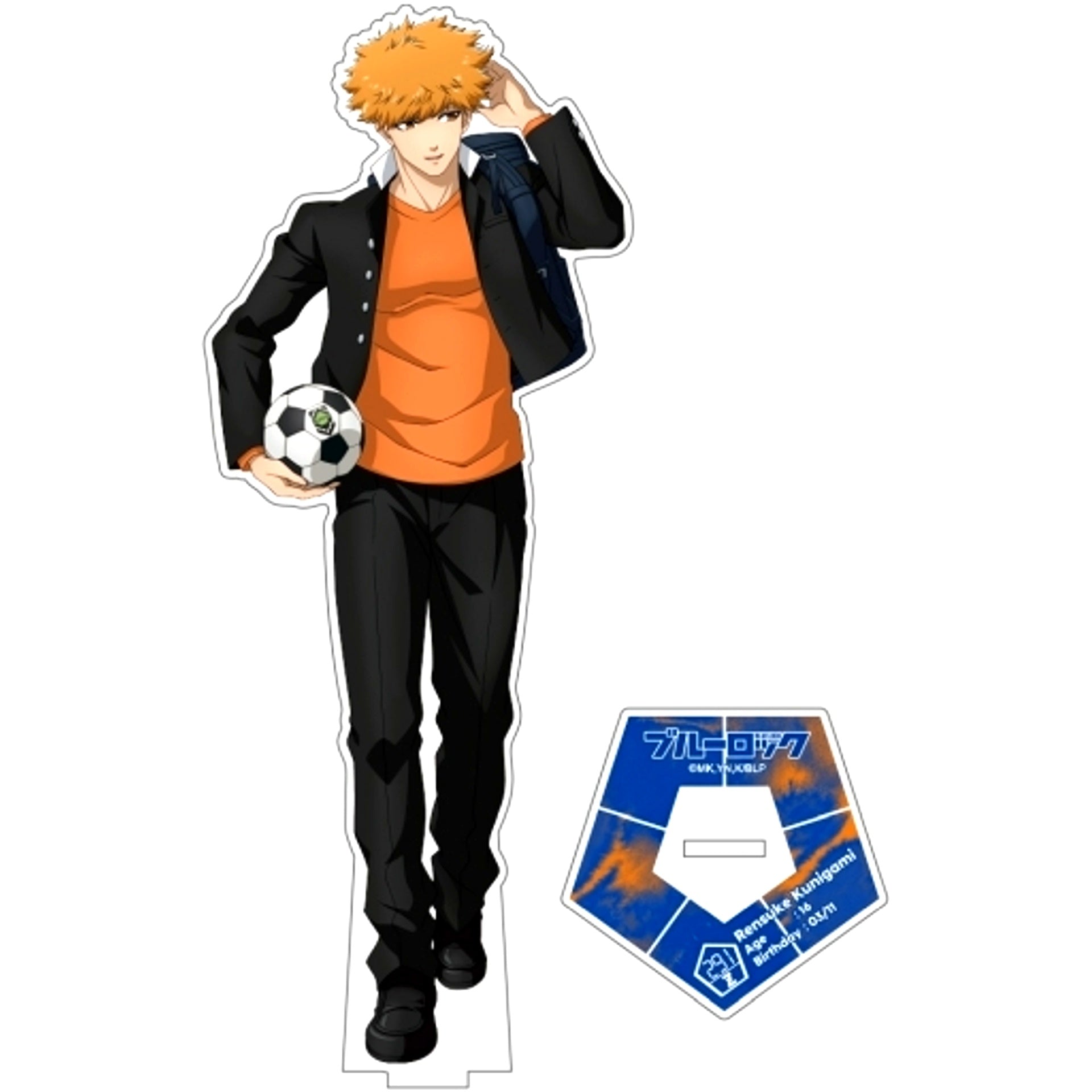 Rensuke Kunigami Blue Lock Illustration Large Acrylic Stand [USED]