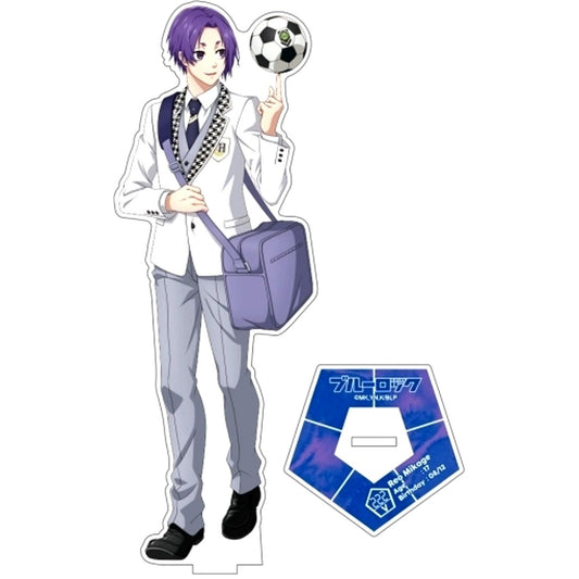 Reo Mikage Original Illustration Acrylic Stand Large Blue Lock [USED]