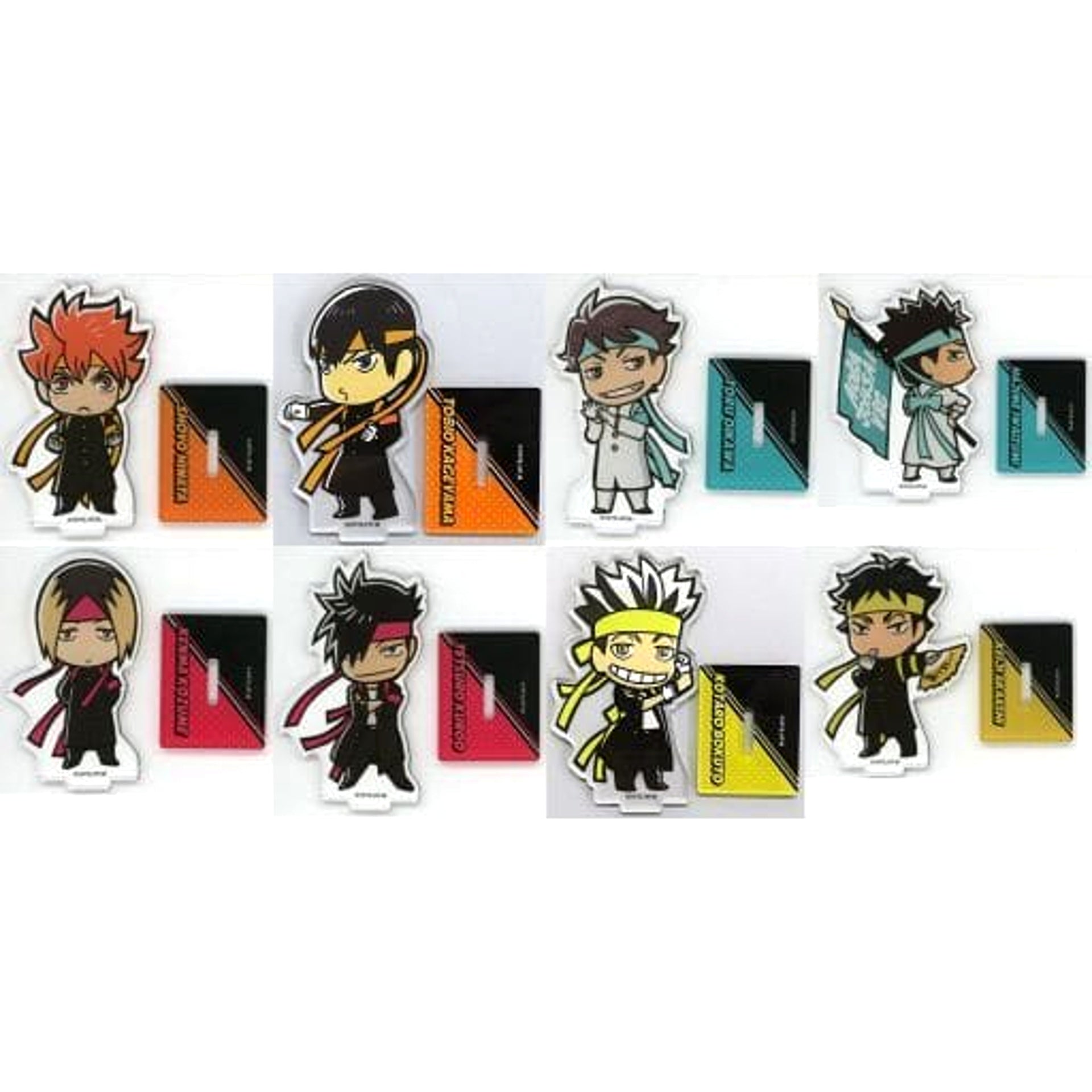 Haikyu!! To The Top Shoyo Hinata & Others All 8 Types Set Acrylic Stand Collection Cheer Squad Chibi Ver. Acrylic Stands [USED]