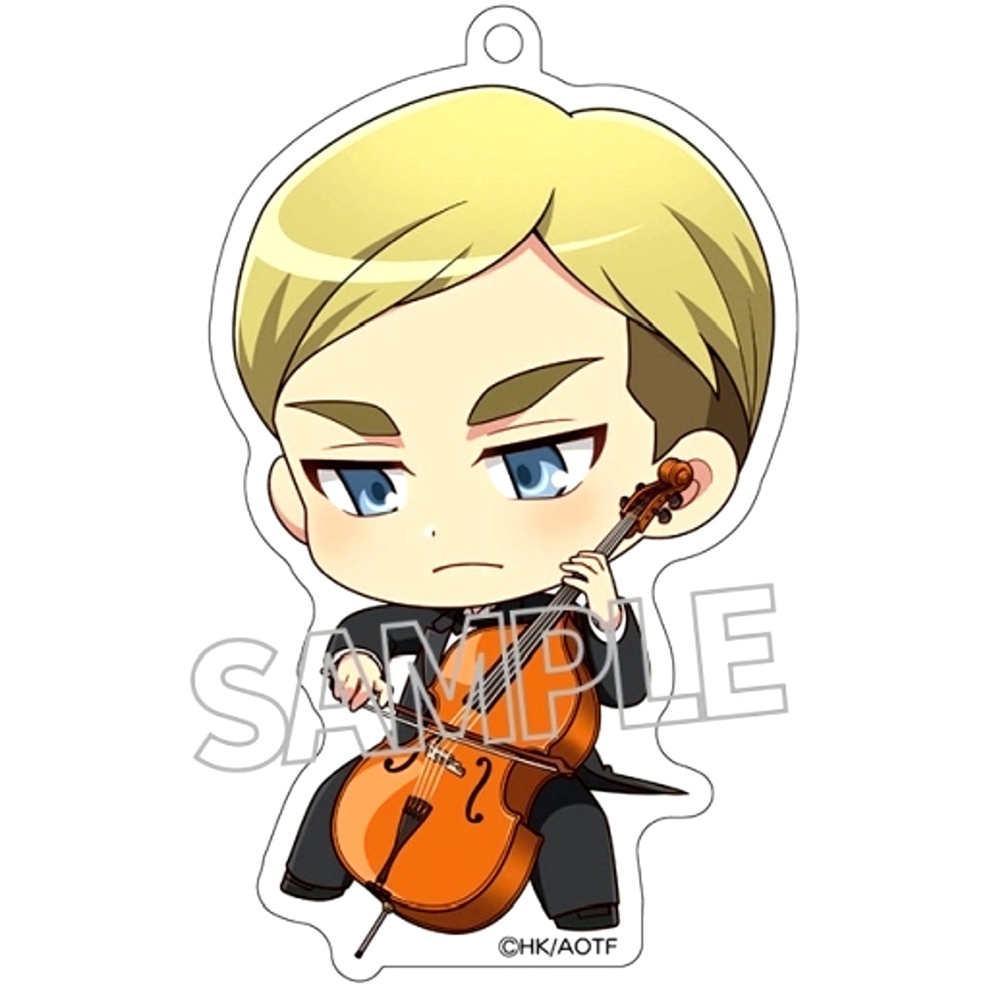 Erwin Smith Concert Attack on Titan Illustration Acrylic Keychain [USED]