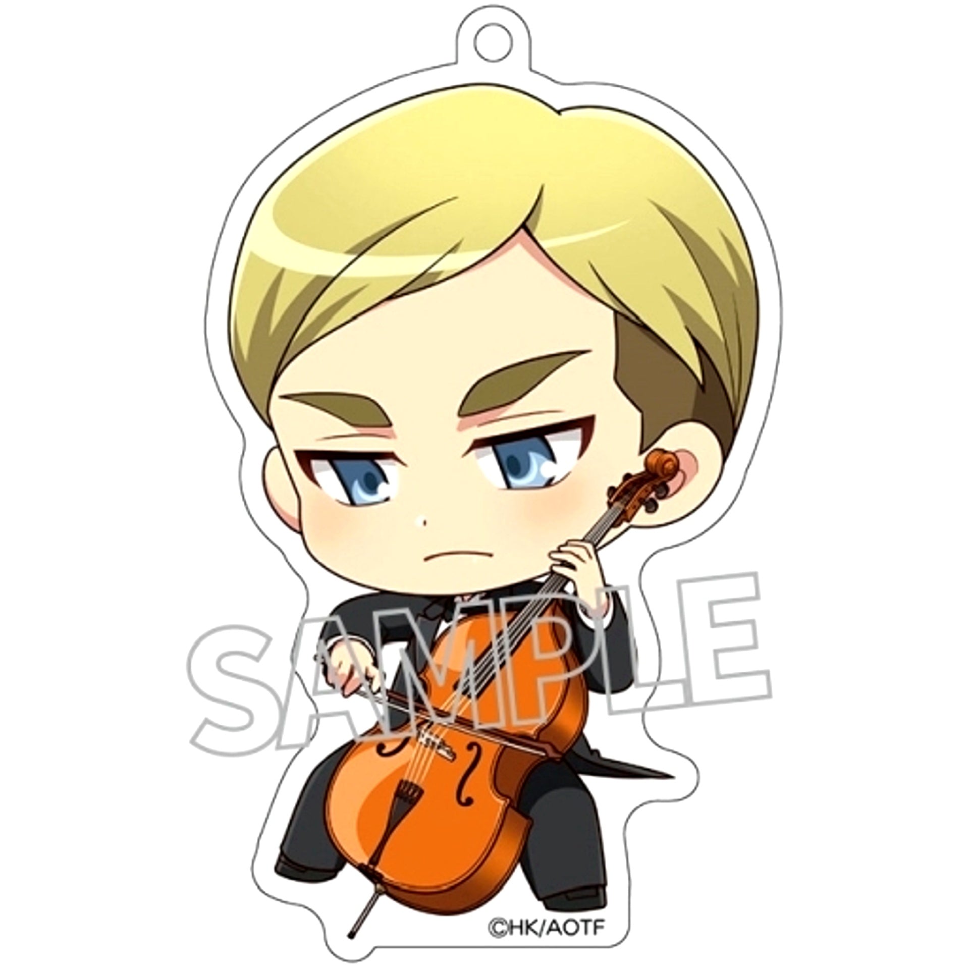 Erwin Smith Concert Attack on Titan Illustration Acrylic Keychain [USED]