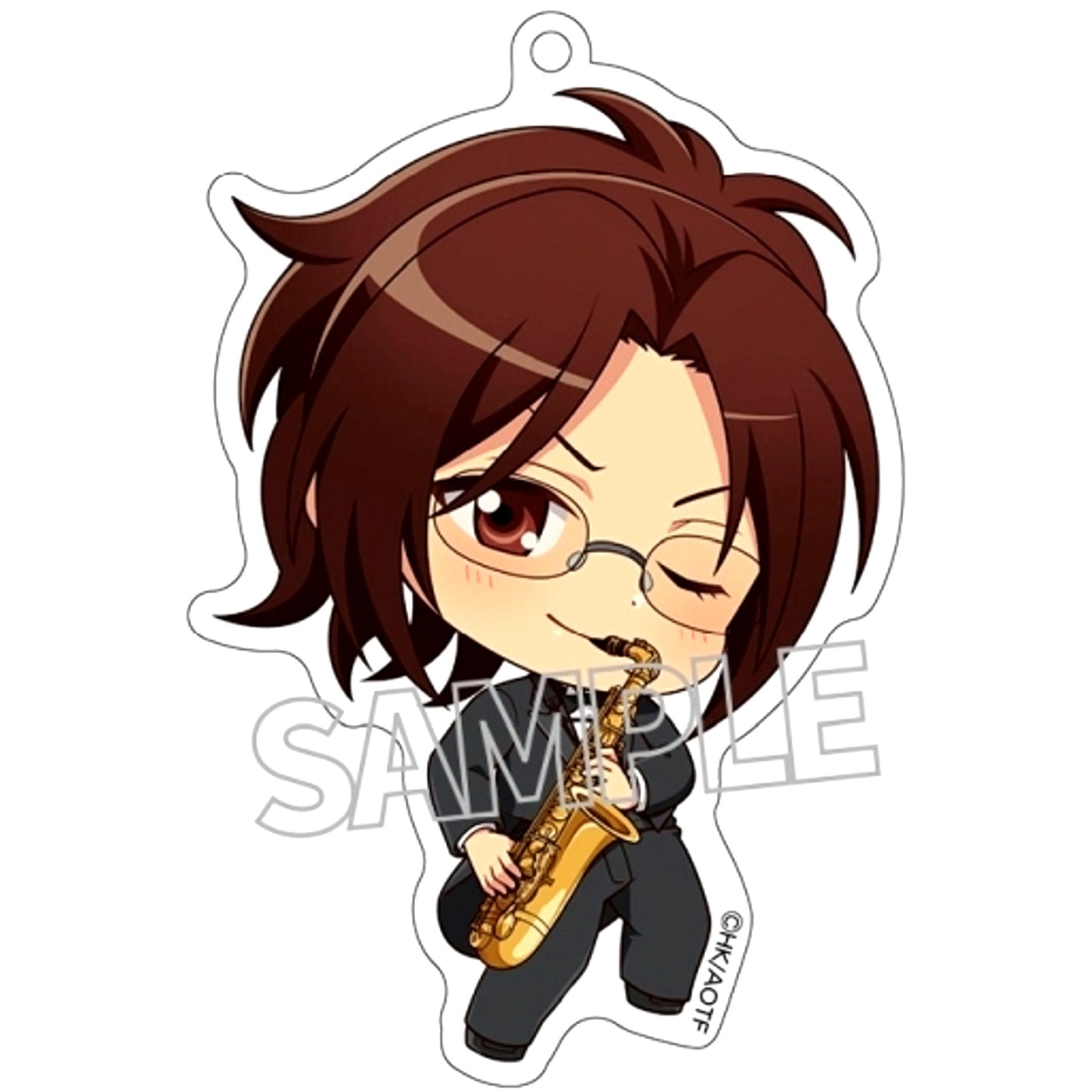 Hange Zoe Concert Attack on Titan Drawn Acrylic Keychain [USED]