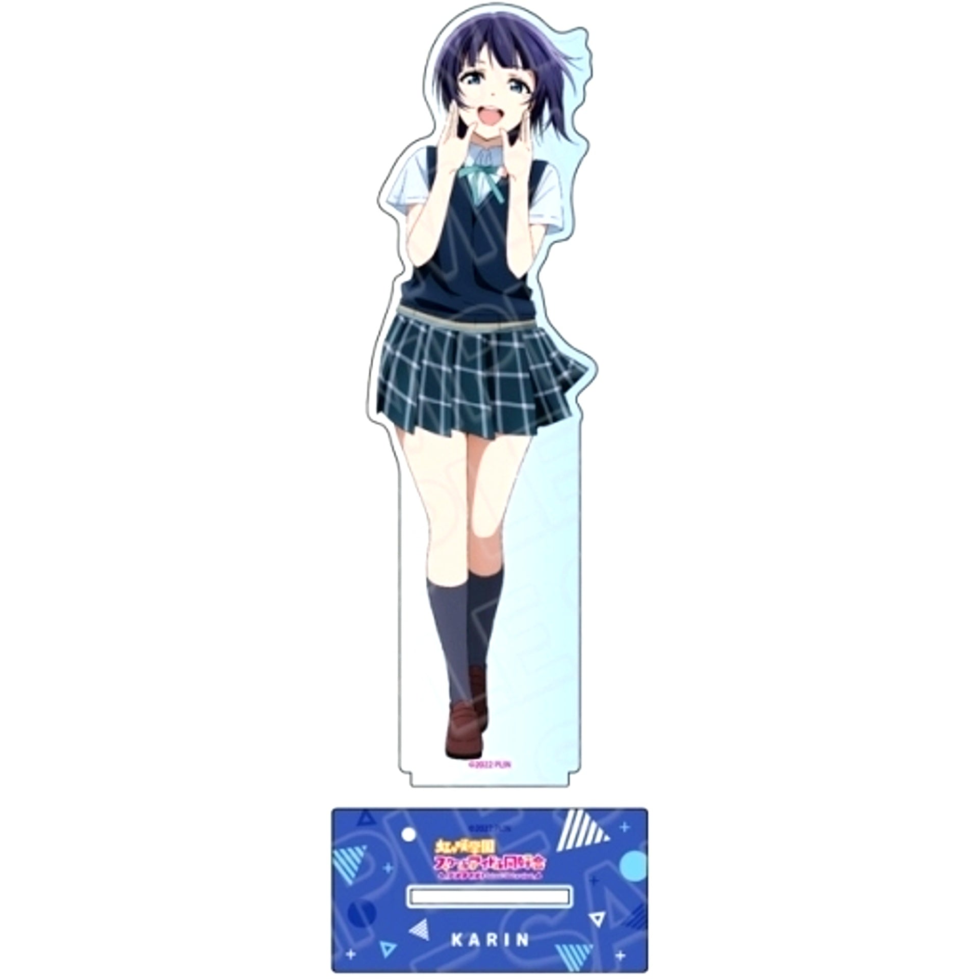 Karin Asaka Summer Uniform Ver Big Acrylic Stand Love Live! Nijigasaki High School Idol Club [USED]