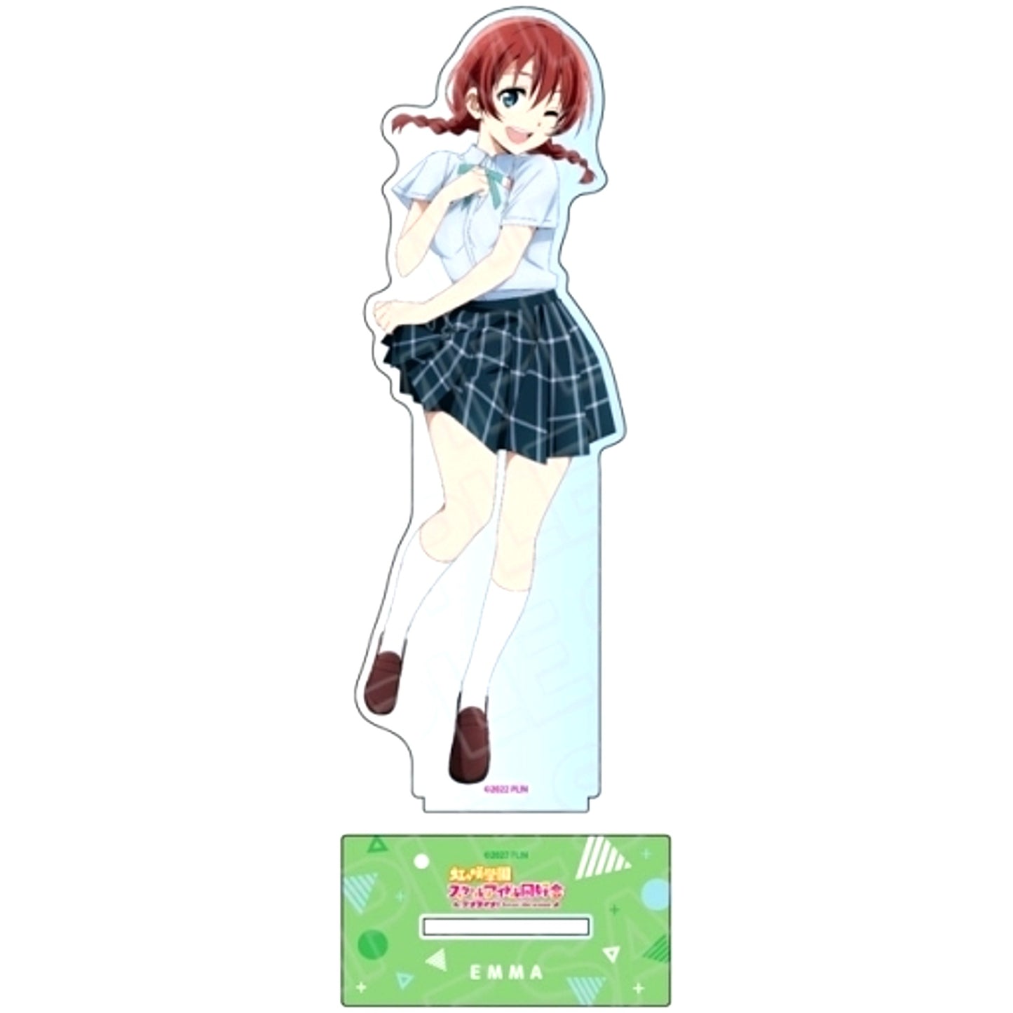 Emma Verde Summer Uniform Ver. Big Acrylic Stand Love Live Nijigasaki High School Idol Club [USED]