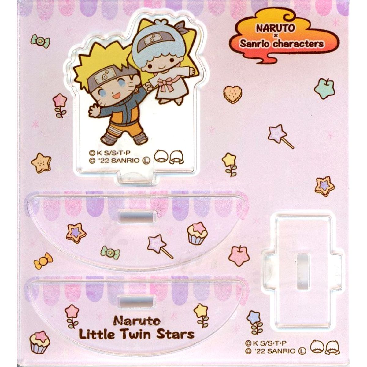 Naruto Uzumaki & Kiki Naruto: Shippuden Sanrio Characters Swaying Acrylic Stand [USED]