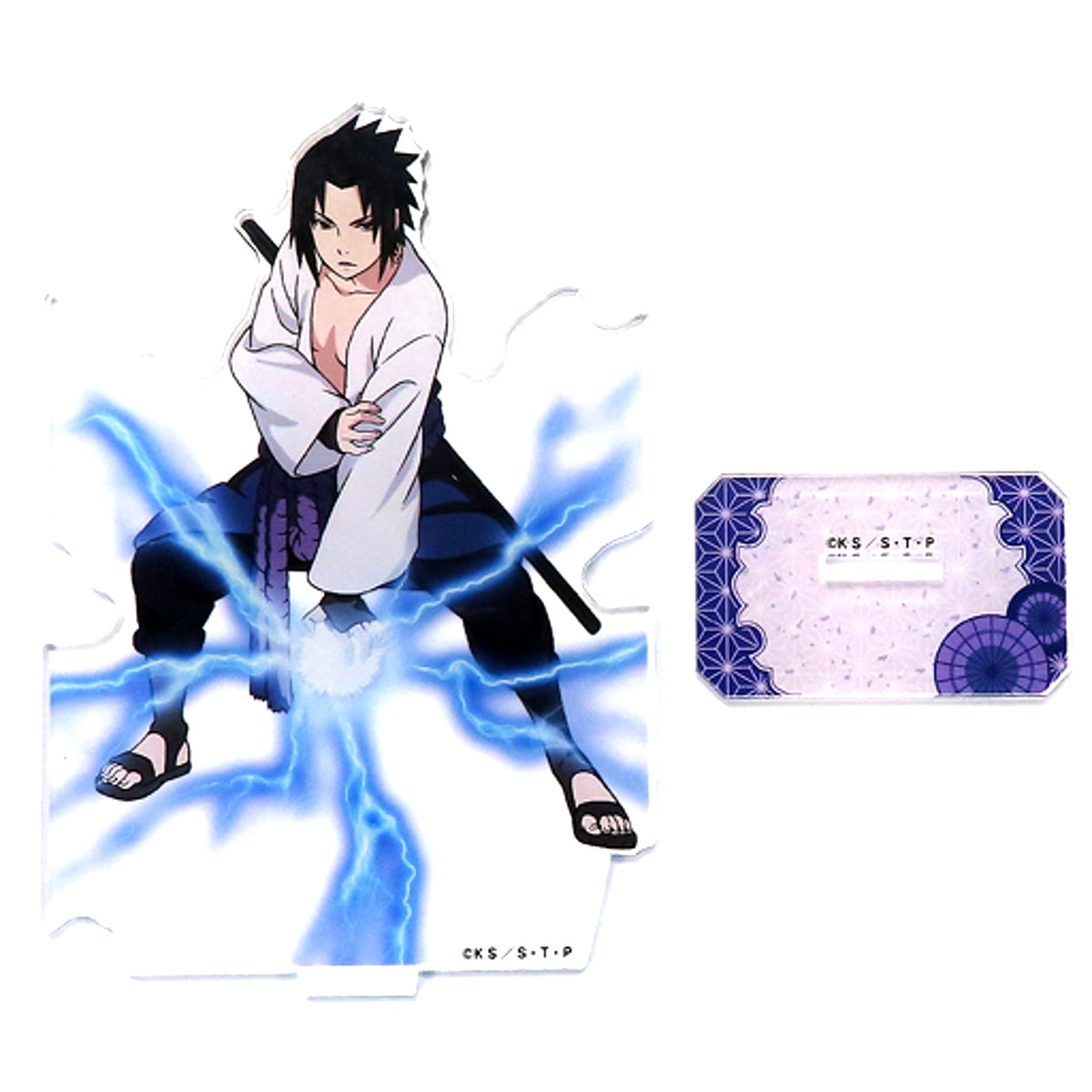 Sasuke Uchiha Acrylic Stand Naruto: Shippuden & Boruto: Naruto Next Generations Karaoke Manekineko [USED]