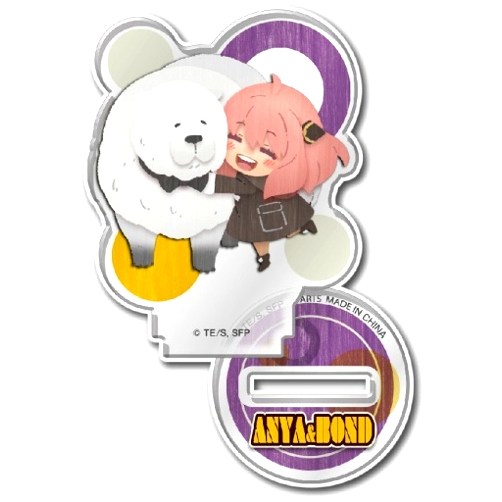 Anya & Bond Papercraft Spy x Family Acrylic Stand [USED]