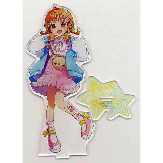 Chika Takami BIG Acrylic Stand Love Live! Sunshine!! x Hatsune Miku Village Vanguard Limited [USED]