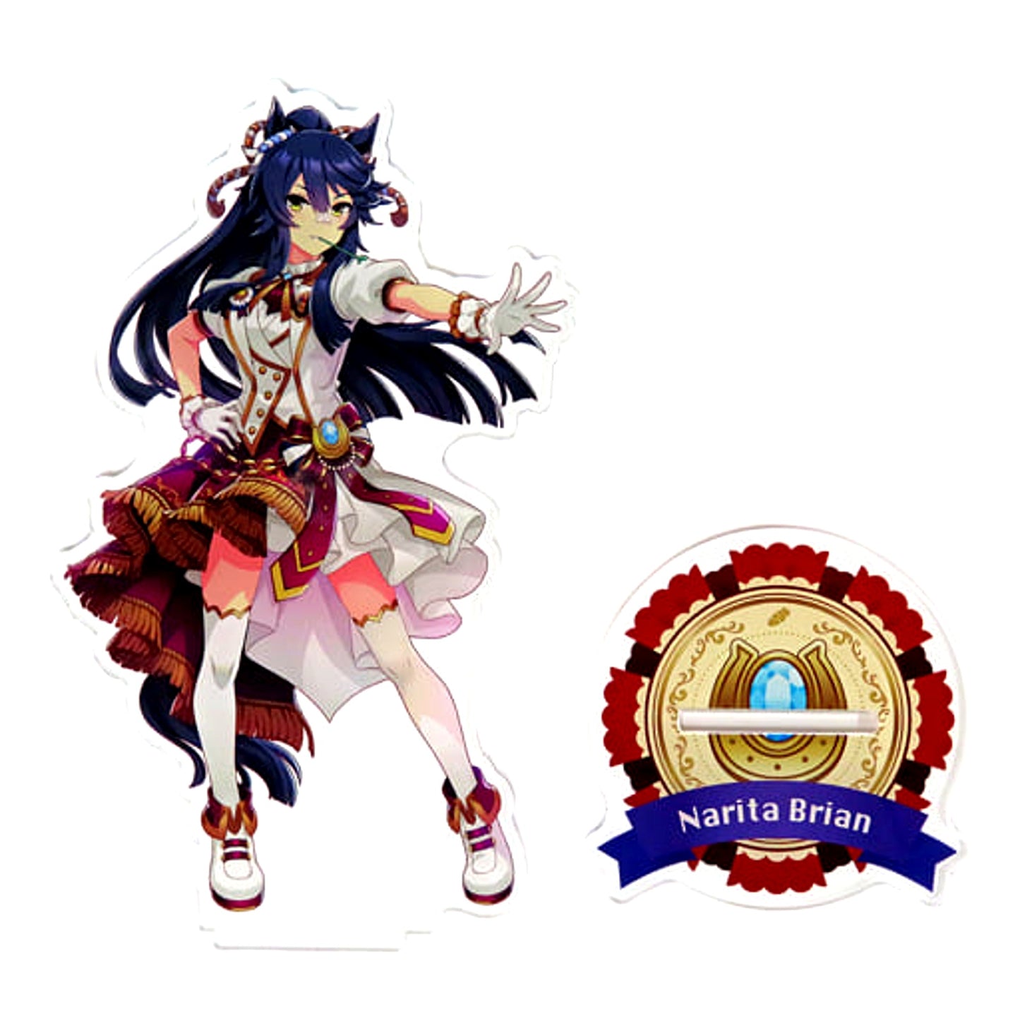Narita Brian Uma Musume: Pretty Derby 4th Event Special Dreamers!! Official Acrylic Stand New Stars Rose Ver. [USED]