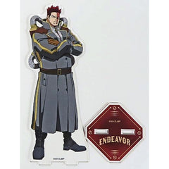 My Hero Academia Endevor Newly Drawn Acrylic Stand JF2023 Ver. Jump Festa 2023 Limited Acrylic Stands [USED]