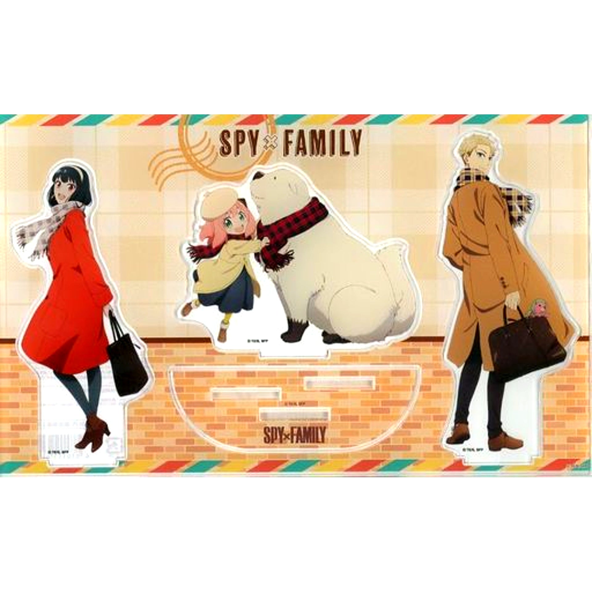 Forger Family Drawn Acrylic Diorama Set JF2023 Ver SPY x FAMILY Jump Festa 2023 Goods [USED]