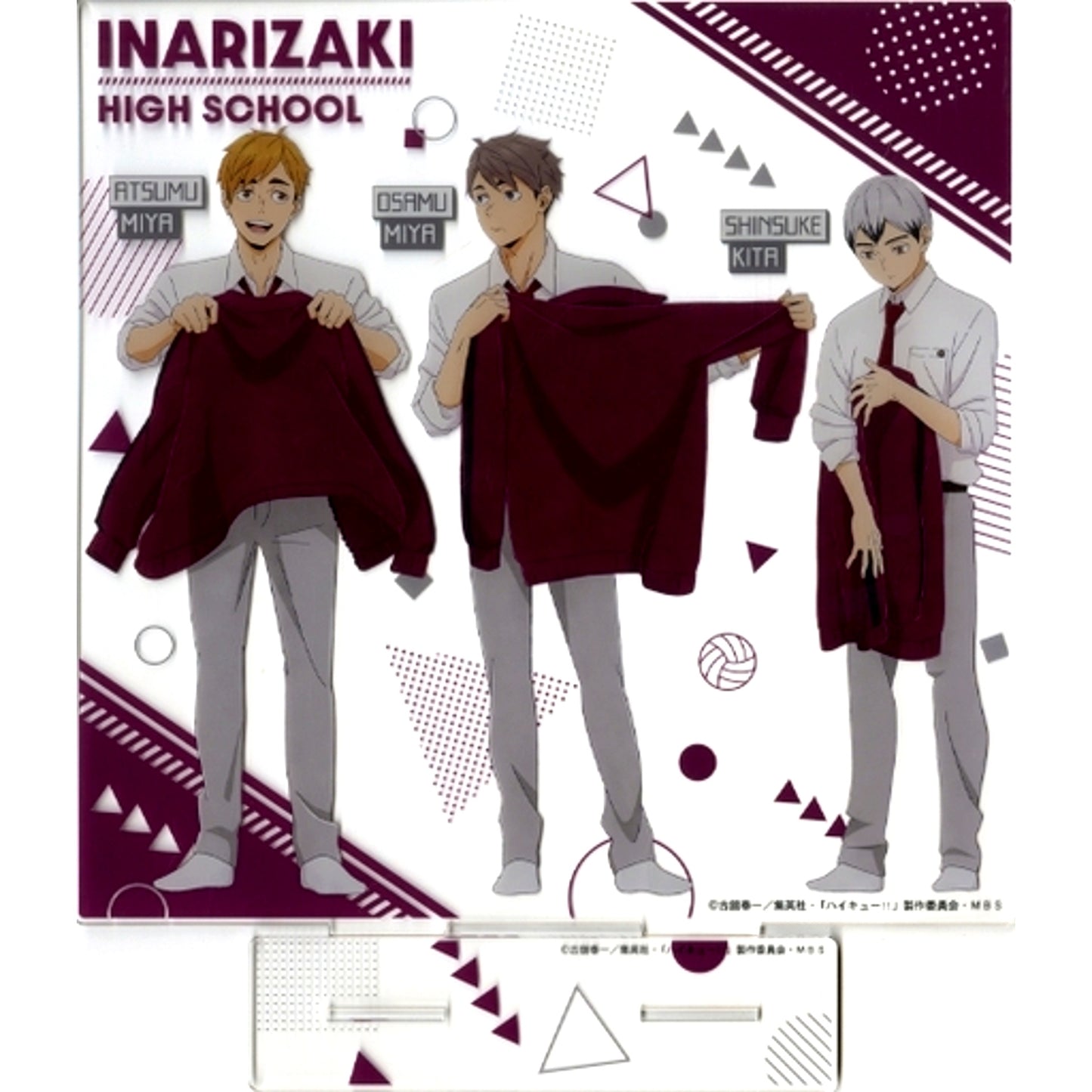 Inarizaki High School BIG Acrylic Stand Test Your Luck! Haikyu!! Mikuji - Clubroom - Excellent Luck [USED]