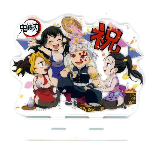 Tengen Uzui & Makio & Suma & Hinatsuru Demon Slayer x ufotable Cafe Machi Asobi CAFE Tengen Uzui Birthday Festival 2022 Acrylic Stand [USED]