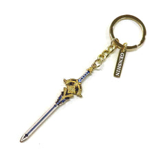 Genshin Cinnabar Spindle Weapon Metal Keyring Keychains [USED]