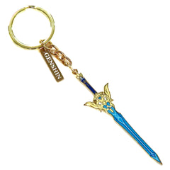 Genshin Freedom Sworn Weapon Metal Keyring Keychains [USED]