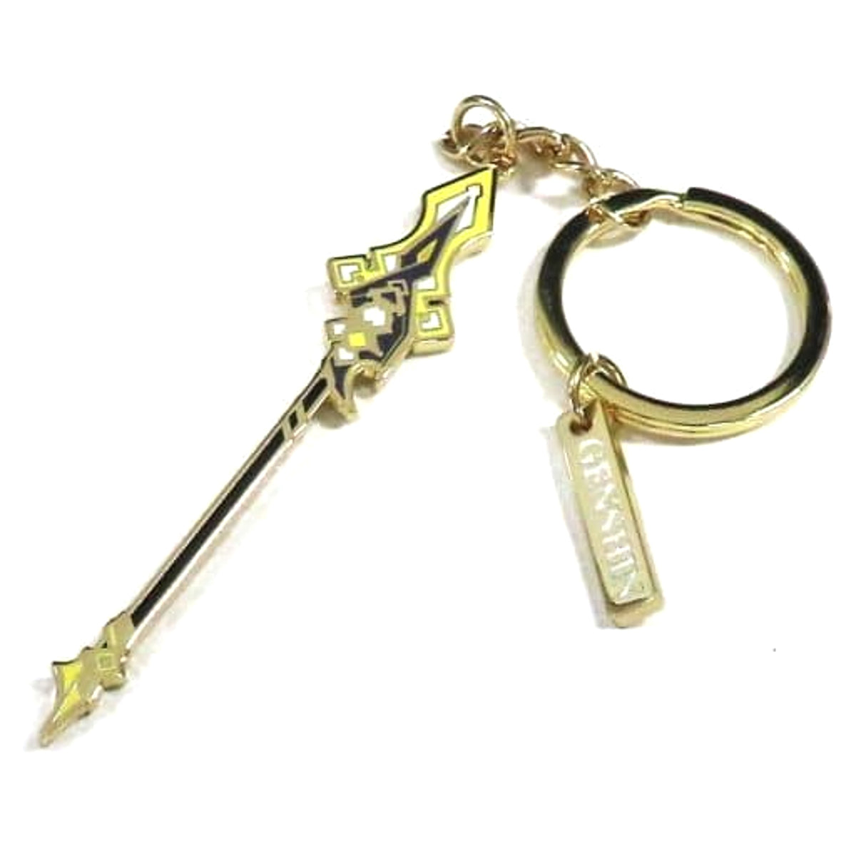 Genshin Vortex Vanquisher Weapon Metal Keyring Keychains [USED]