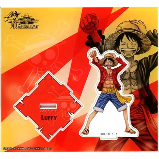 Monkey D. Luffy One Piece 10th PARTY! Trading Acrylic Stand [USED]