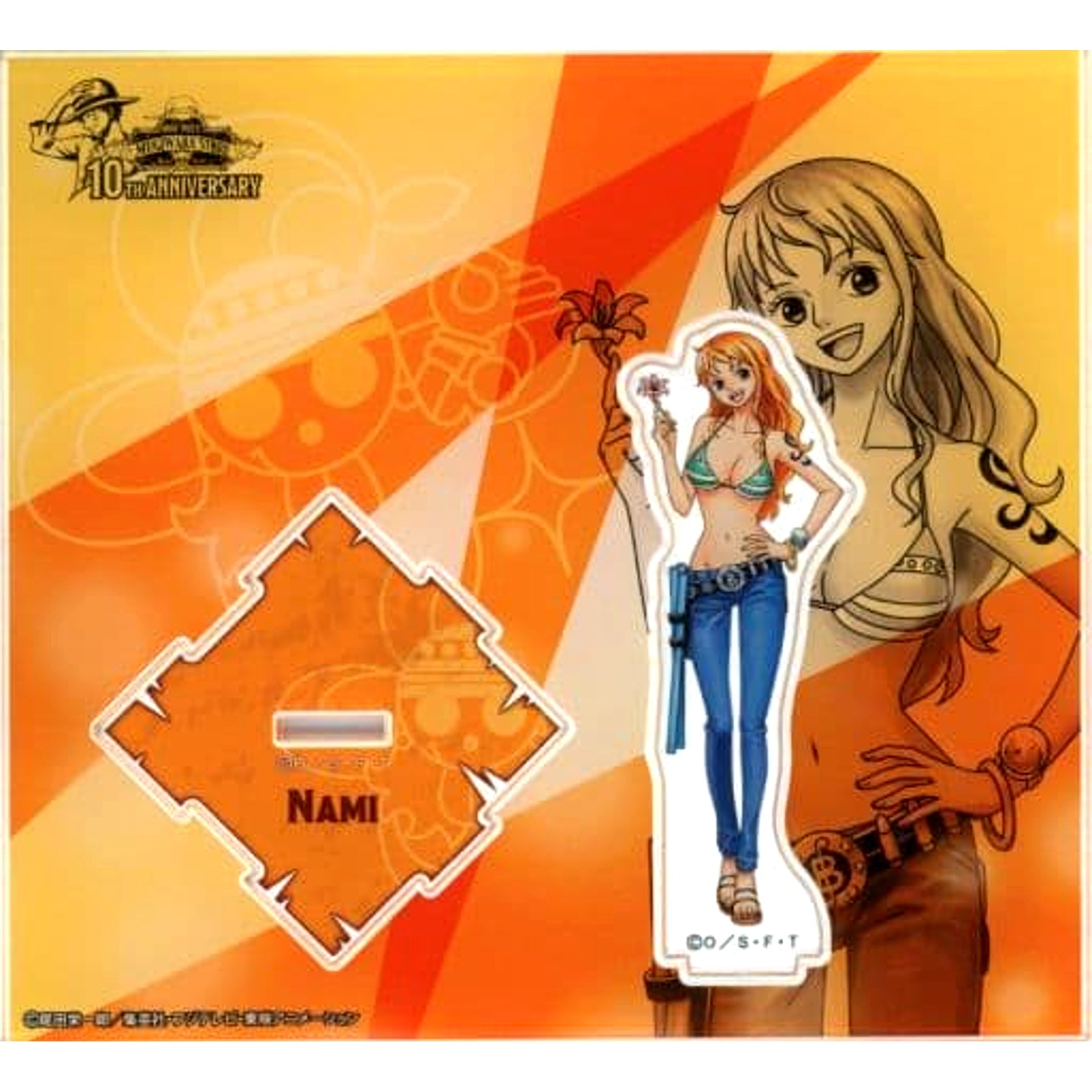 Nami One Piece 10th PARTY! Trading Acrylic Stand [USED]